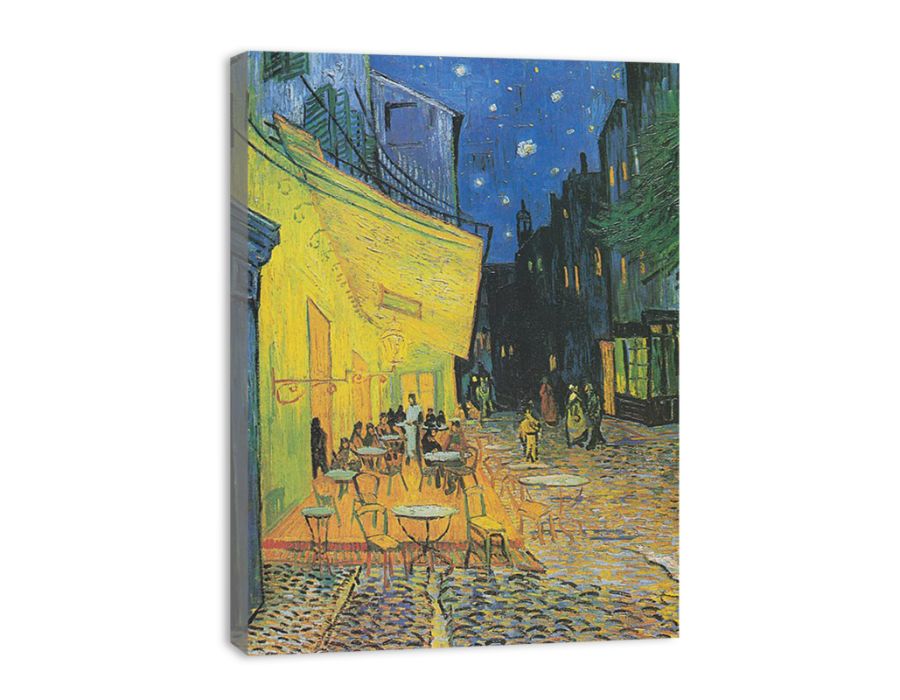 Cafe Terrace at Night Canvas Print